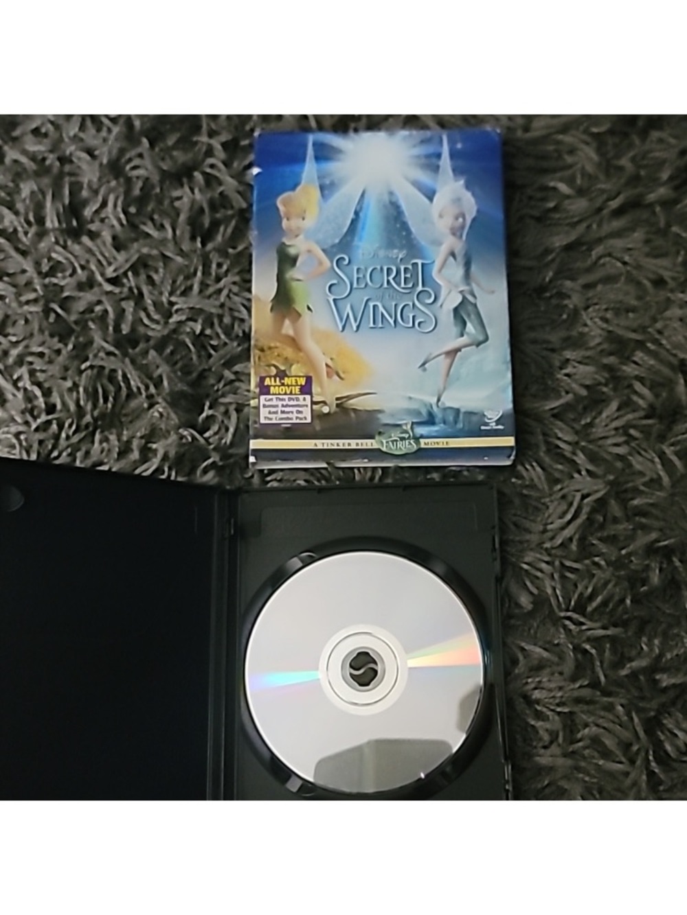 Disney Secret of the Wings DVD — Blue, White & Green Cover